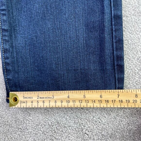 American Eagle Jeans Women's 4 Blue Slim Boot Low Rise Dark Denim Vintage - Picture 11 of 12